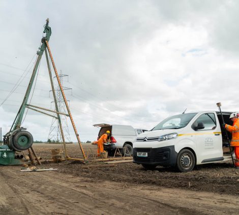 Cable percussion boring